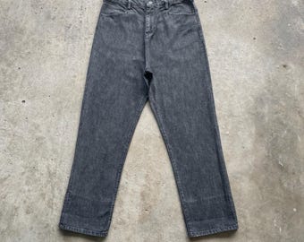 Vintage Yohji Yamamoto Y’s Jeans Black Faded Pants Vintage Y’s Yohji Yamamoto Made In Japan Denim Pants W30