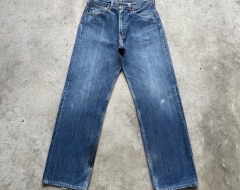 Spodnie jeansowe W30x32 Vintage Levis 504 Loose Jean Faded Denim Baggy