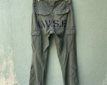 Vintage ILL’S Tactical 10 Pocket Rare Cargo Pants Vintage Ill’s Utility Multipocket Trousers Cargo Pants W32