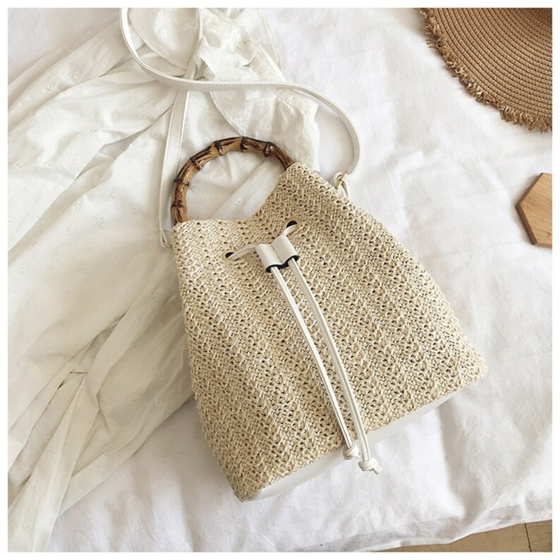 Straw Bag Summer Bag Holiday Bag Shoulder Bag Woven - Etsy