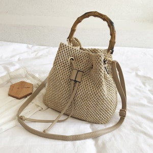 Straw Bag Summer Bag Holiday Bag Shoulder Bag Woven - Etsy