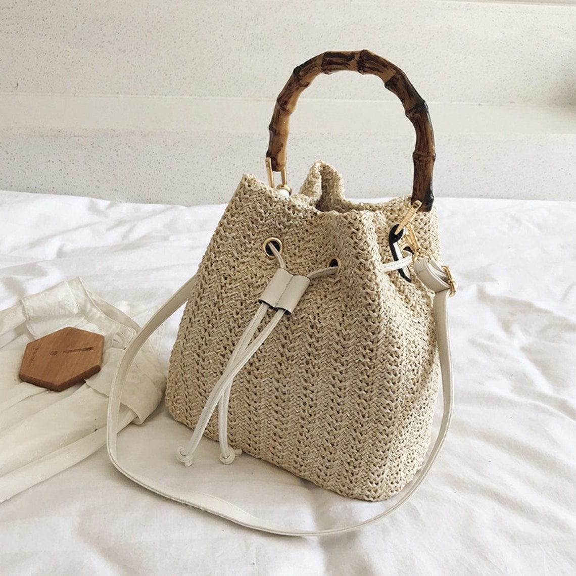 Straw Bag Summer Bag Holiday Bag Shoulder Bag Woven - Etsy