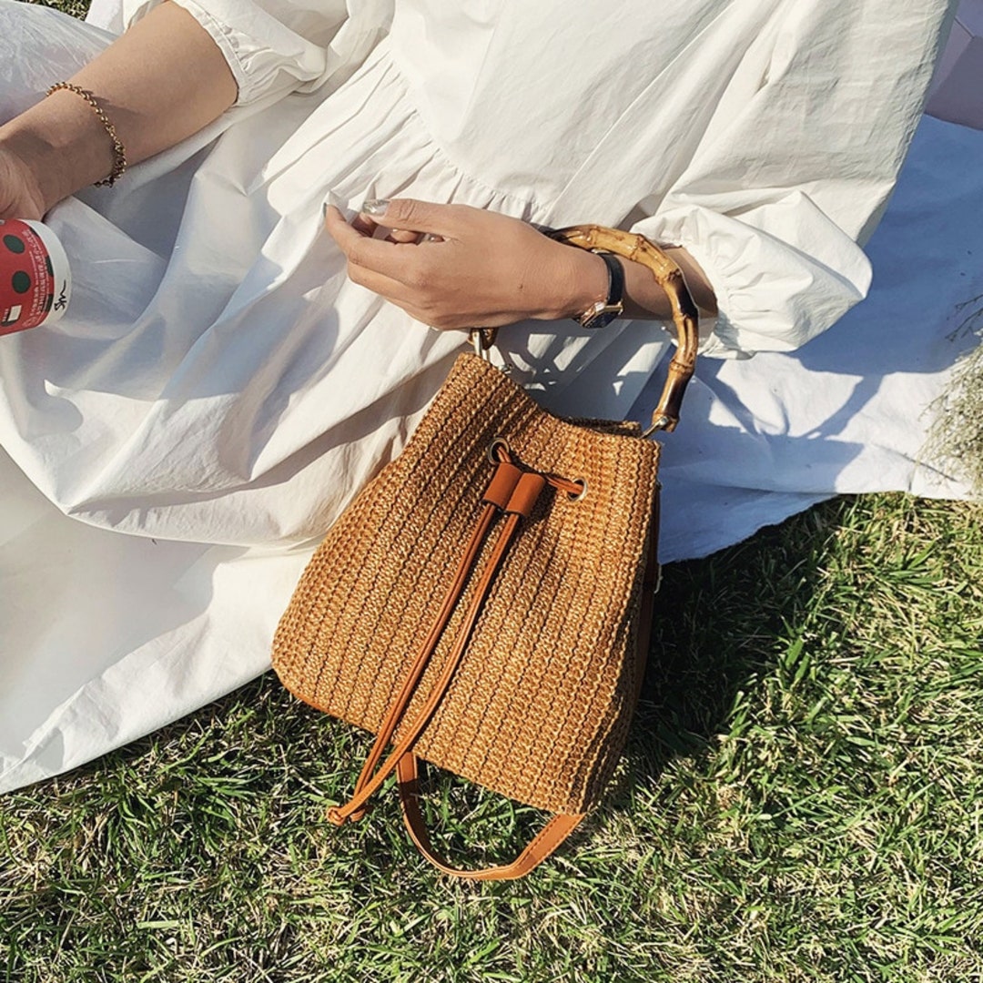 Straw Bag Summer Bag Holiday Bag Shoulder Bag Woven - Etsy