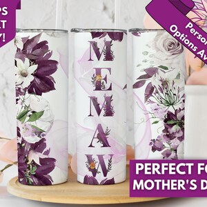 Personalized Memaw Tumbler - Mother&#39;s Day Gift For Memaw - Best Memaw Gift- Memaw Tumbler For Grandma for Mother&#39;s Day
