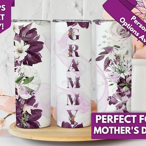 Personalized Grammy Tumbler - Personalized Mother&#39;s Day Gift - Best Mother&#39;s Day Gift For Grammy - Grammy Tumbler For For Mother&#39;s Day