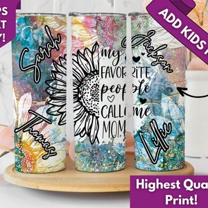 Personalized Mom Tumbler For Mom For Mother's Day - Best Mother's Day Gift - Mother's Day Tumbler - Sunflower Mother's Day Tumbler