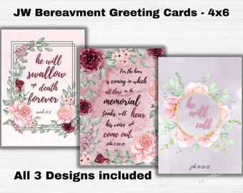 JW Bereavement Greeting Card