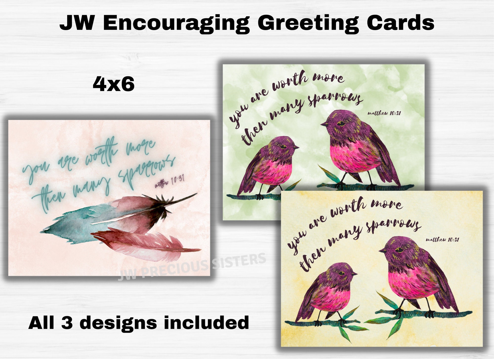 JW Encouragement Greeting Card