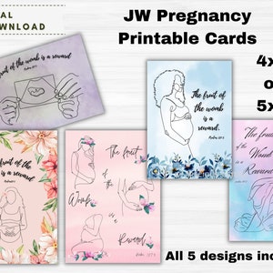 JW Pregnancy Printable Card