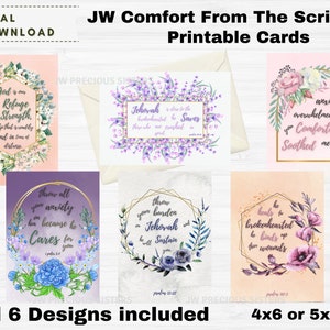 JW Comfort from the Scriptures Druckbare Karte