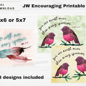 JW Encouragement Printable Card