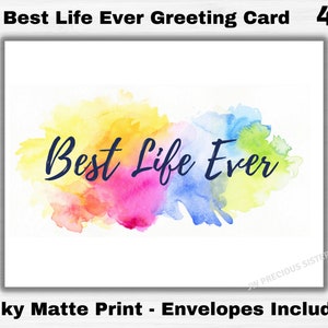 JW Best Life Ever Greeting Card