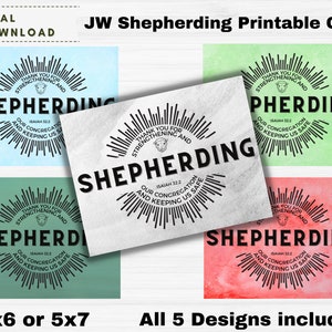 JW Elder Shepherding Appreciation Printable Card