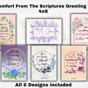 JW Comfort from the Scriptures Greeting Cards