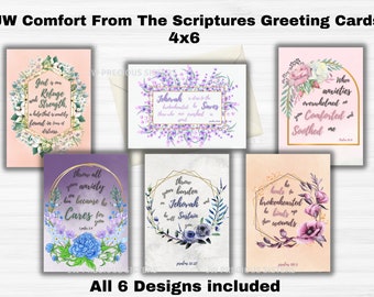 JW Comfort from the Scriptures Greeting Cards