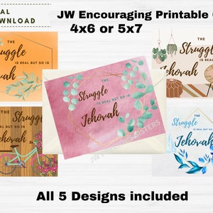 JW Funny Encouraging Printable Card