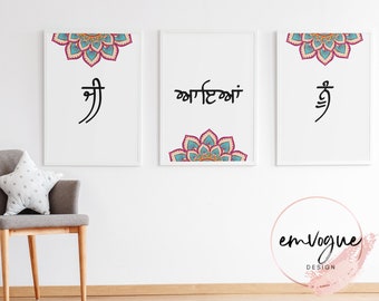Jee Aayan Nu Print: Punjabi Sikh Wandkunst, Dekor (Digitaler Download)