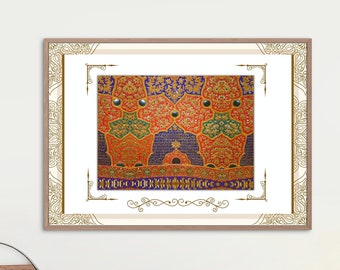 Golden Temple Mool Mantra Kalligraphie Kunst: Seltenes Sikh Geschenk (Digitaler Download)