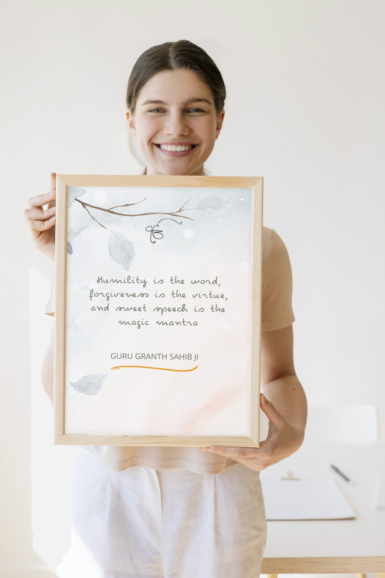 Buy Gurbani Wall Art Digital Print Modern Spiritual Sikh Home Decor