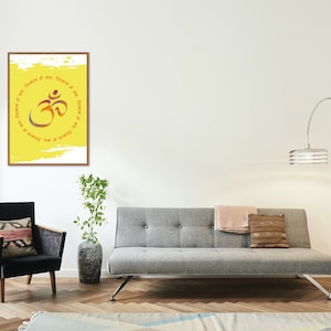 Om Namah Shivaye | Hindu Wall Art | Mandala Modern Indian Home Decor | Instant Digital Download