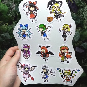 Touhou 06 Chibi Vinyl Sticker