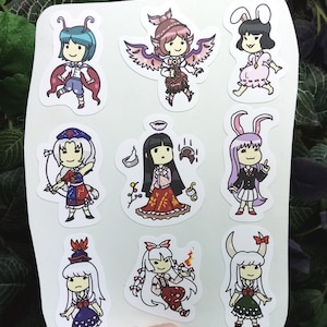 Touhou 08 Chibi Vinyl Sticker