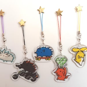 Sonic and Friends Acrylic Charms