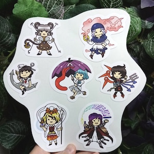 Touhou 12 Chibi Vinyl-Sticker Set