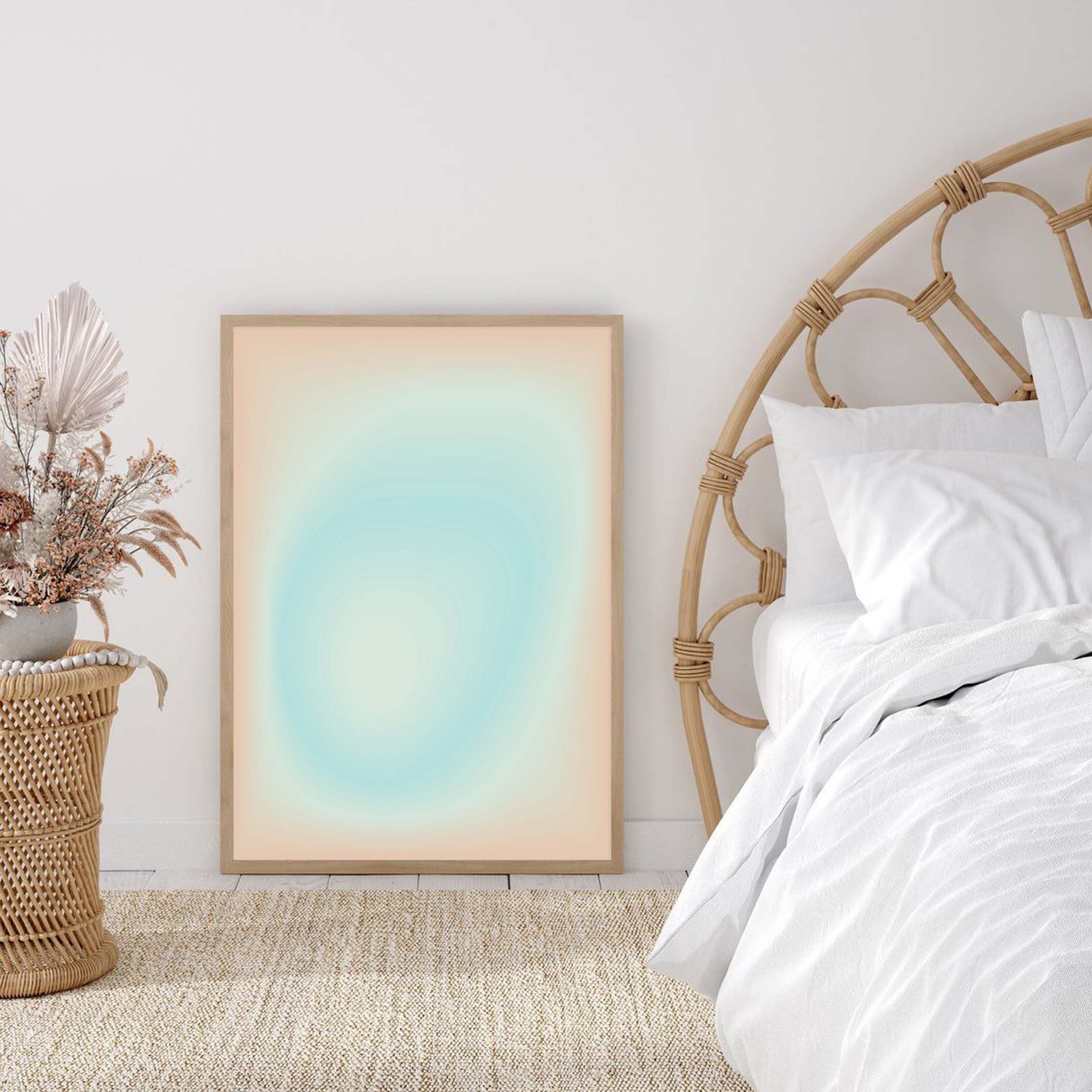 Aura Poster | Colorful Gradient Aura Print | Art Poster | Manifest ...