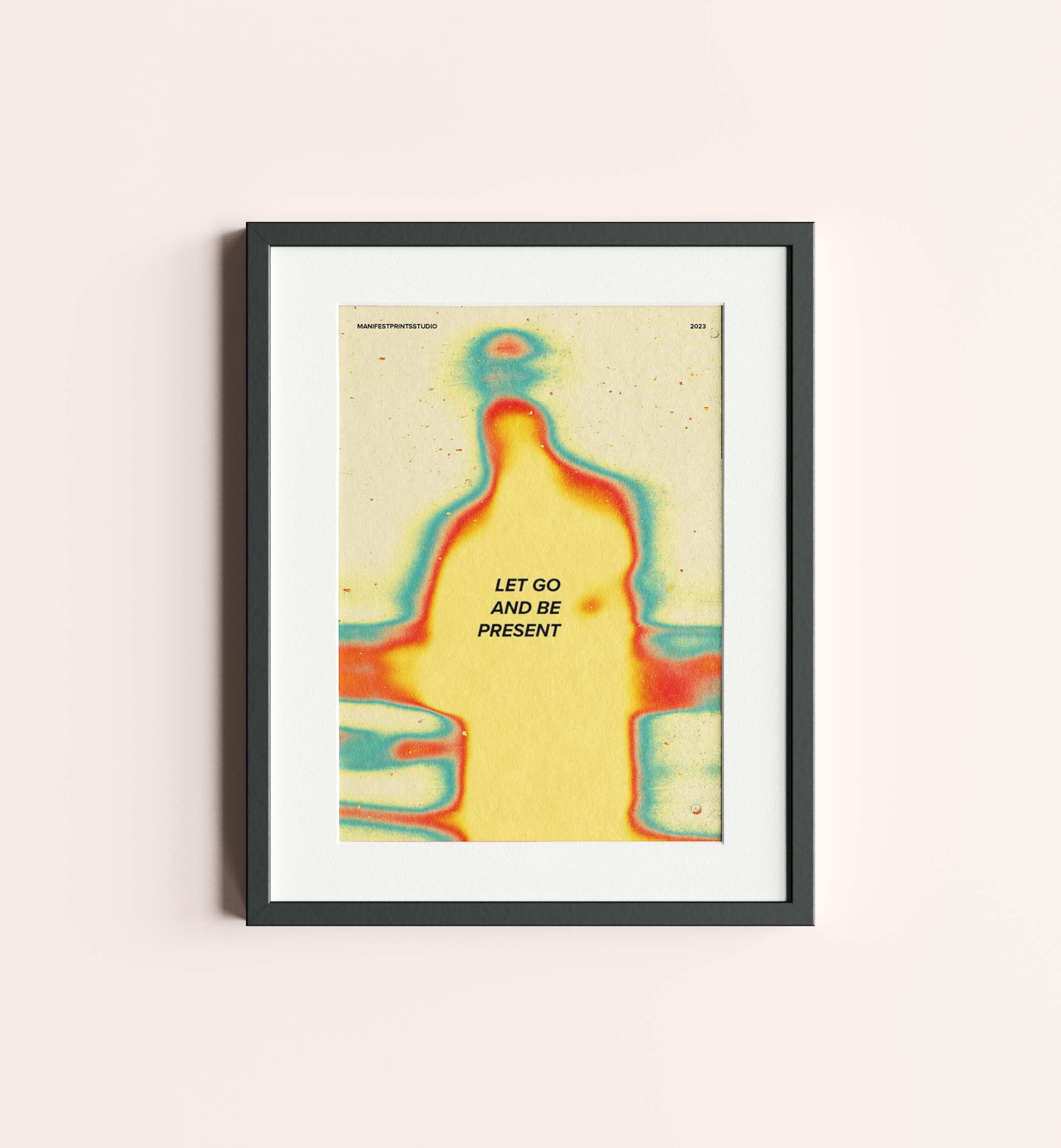 Manifest Printable Quote Poster Gradient Print Aura Poster - Etsy