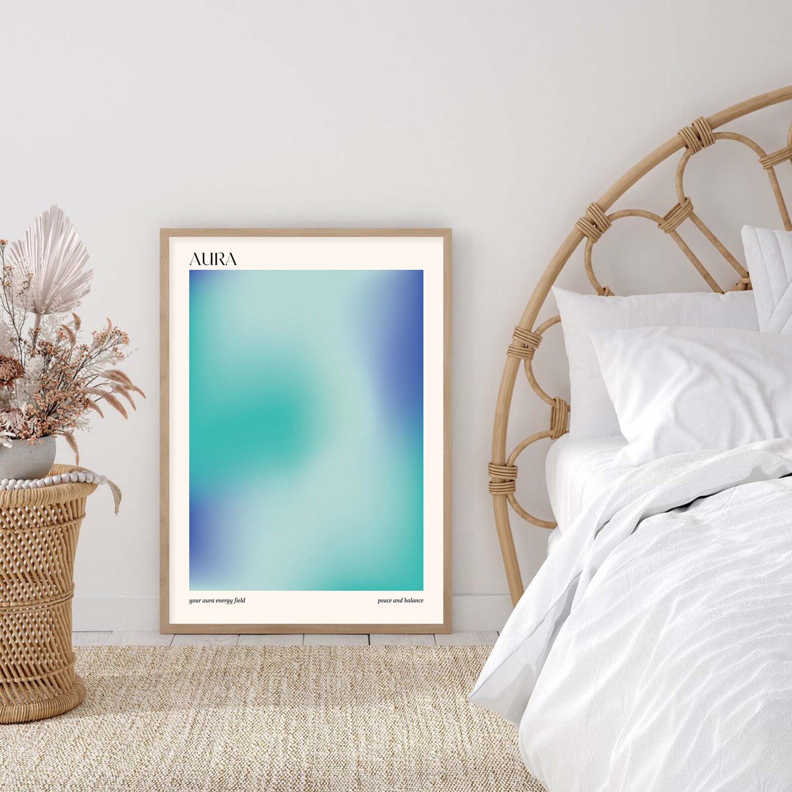 Aura Poster Wall Art Print Digital Download Modern Etsy