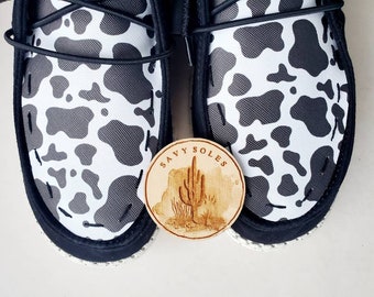 Low Price Cow Print Hey Dudes - Etsy