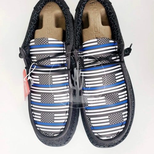 Thin Red Line Blue Line Police Fire EMS 