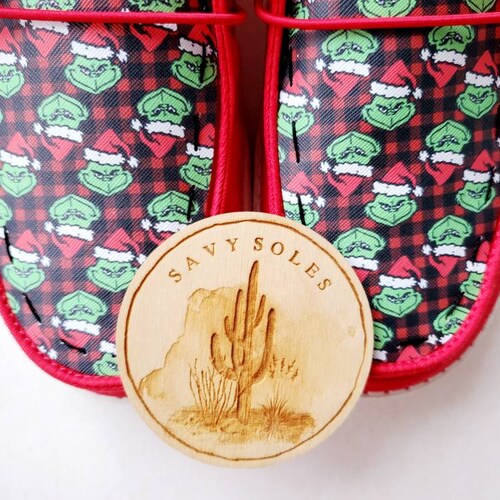 Christmas Plaid Custom Hey Dudes Shoes 