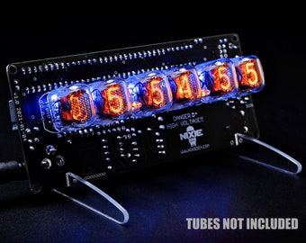 Nixie Tube Clock DIY Kit IN14 Model without Tubes, USB Power Supply and