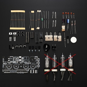 4 Tube IN-14 Nixie Tube Clock KIT DIY. No Tube.