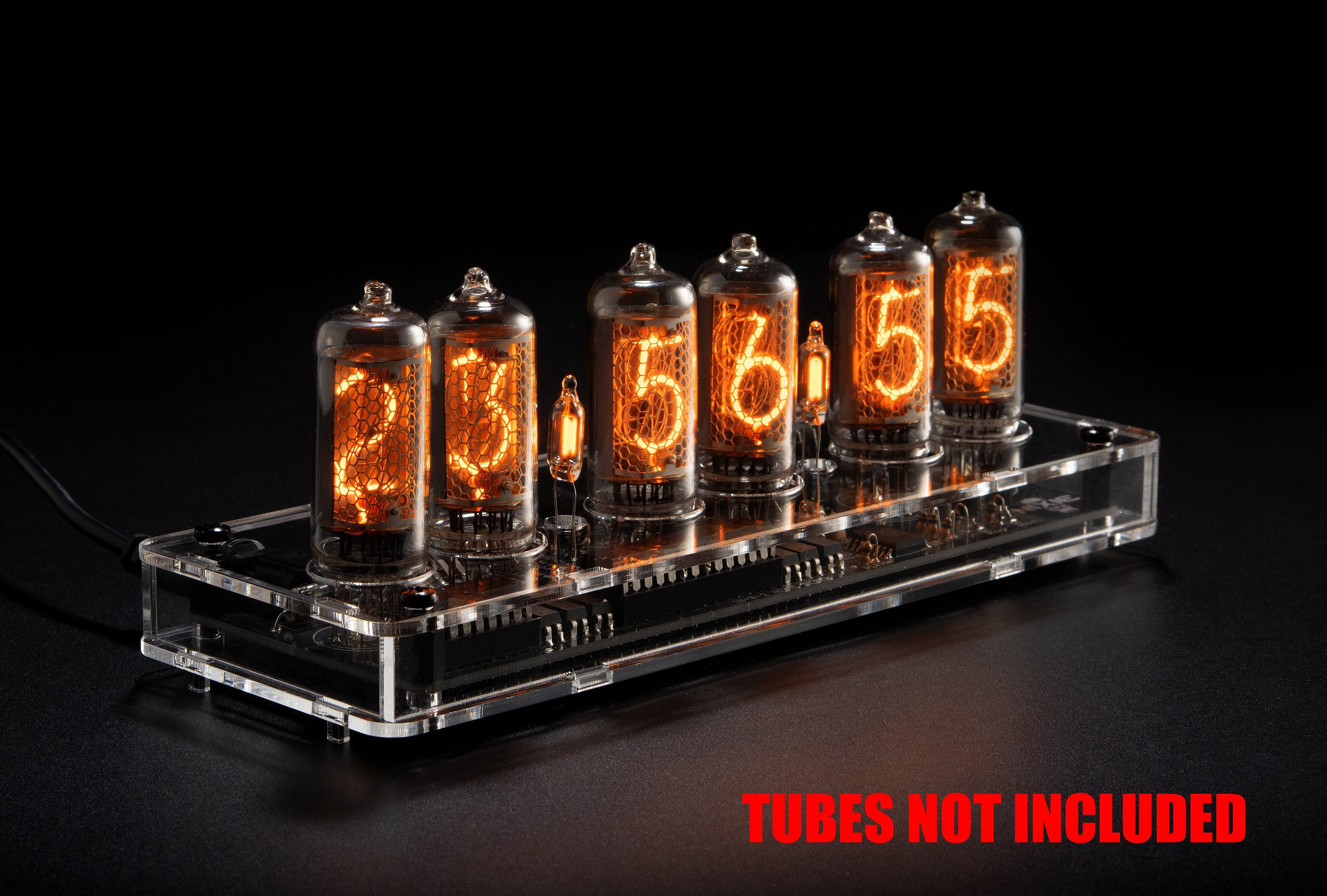 IN 8 Nixie Tube Clock KIT DIY. No Tube. Etsy UK