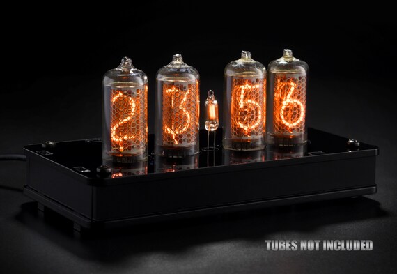4チューブ IN-8-2 ニキシー管時計キット DIY。チューブは不要です