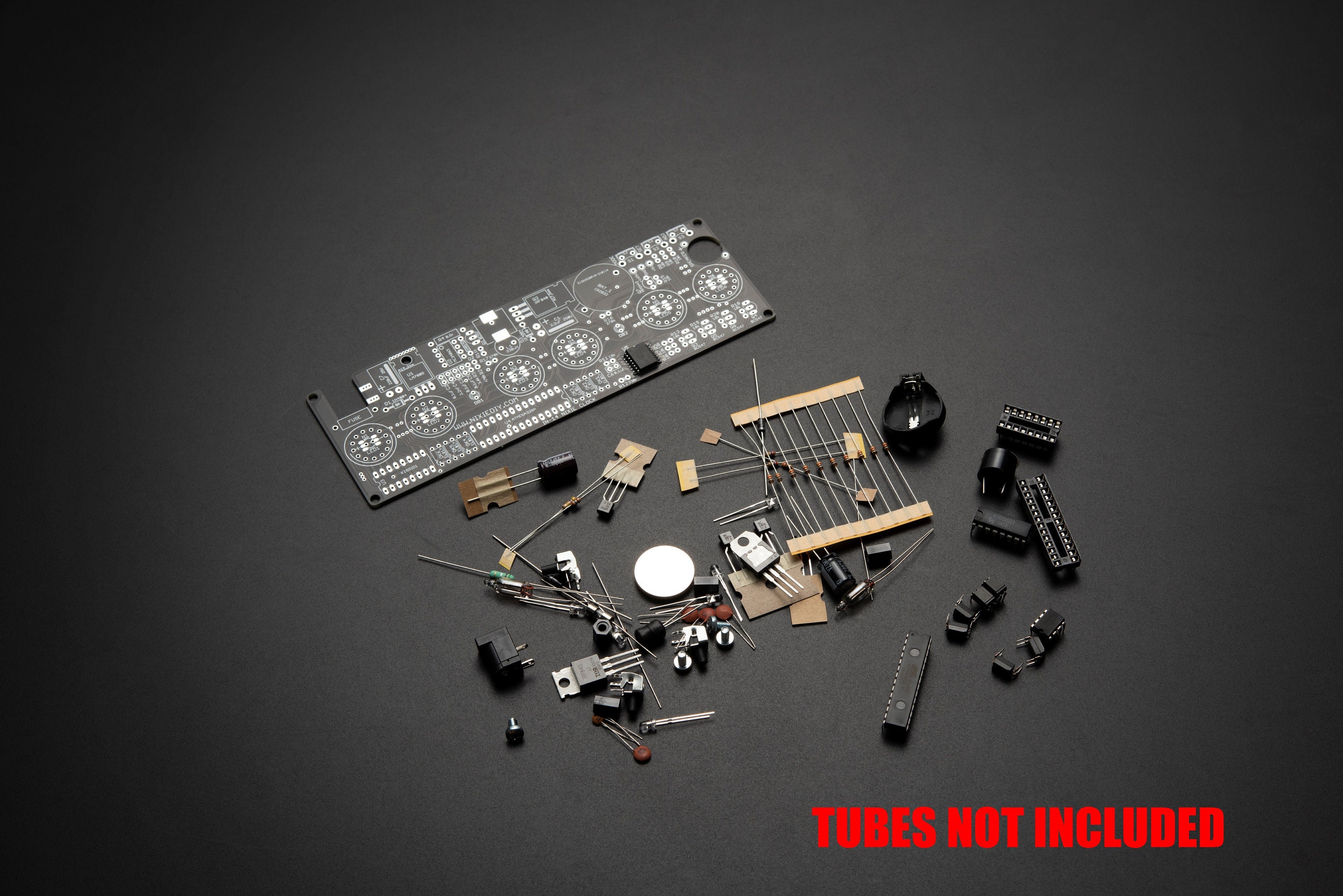 IN-14 ニキシー管時計キット DIY。チューブは不要です。 - Etsy 日本