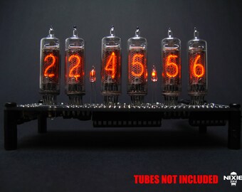 IN-16 ニキシー管時計キット DIY。チューブは不要です。 - Etsy 日本