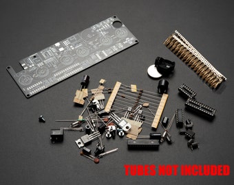 IN-8 ニキシー管時計キット DIY。チューブは不要です。 - Etsy 日本