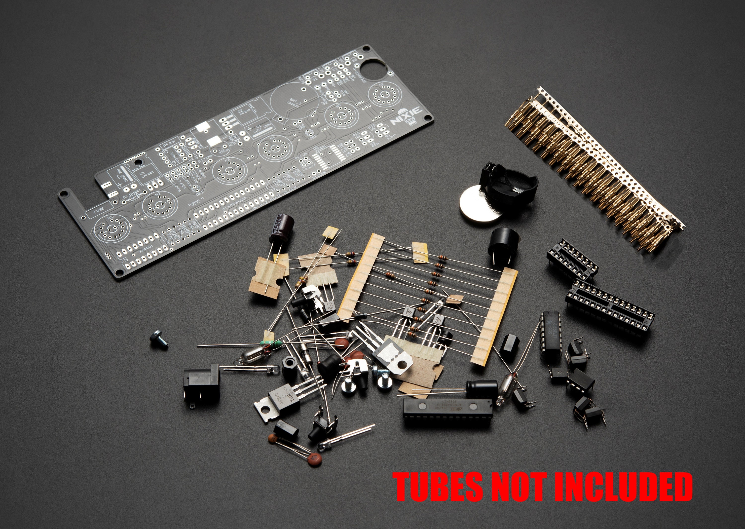 IN-8 ニキシー管時計キット DIY。チューブは不要です。 - Etsy 日本