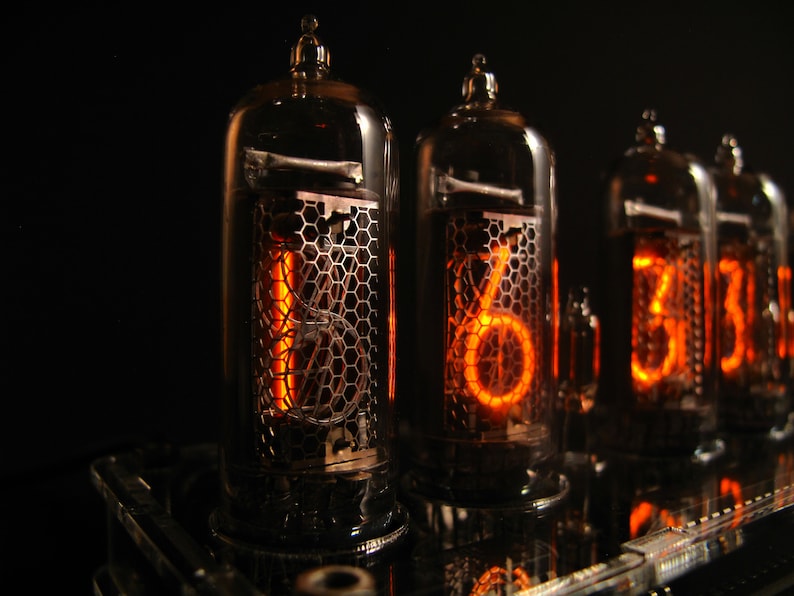IN14 Nixie Tube Clock. Assembled. With Tubes. Etsy