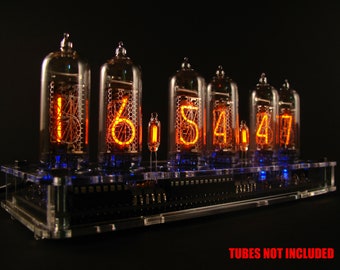 IN-14 ニキシー管時計キット DIY。チューブは不要です。 - Etsy 日本