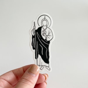 San Judas Tadeo Sticker. Saint Jude sticker. St. Jude. Jude the Apostle. Judas Thaddeus Waterproof Sticker.