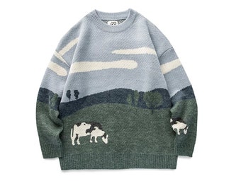 cow sweatshirt