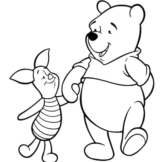 Winnie Pooh Bear Coloring Pages