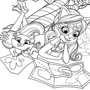 Enchantimals 30 Colouring Pages - Etsy
