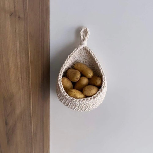 Wall Hanging Basket Vegetable Storage Hanging Basket Hanging Etsy Canada