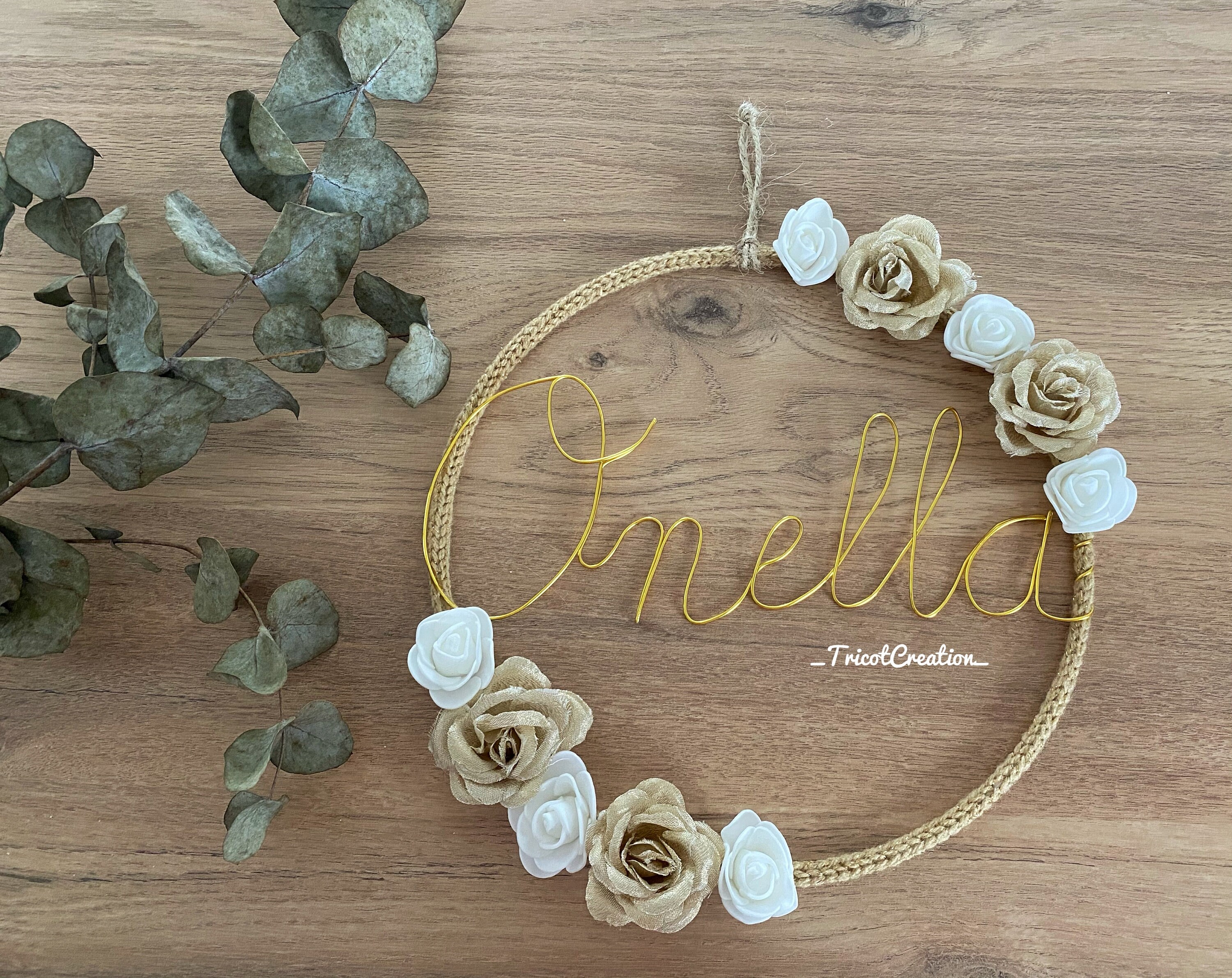 Couronne de Fleurs Collection Or